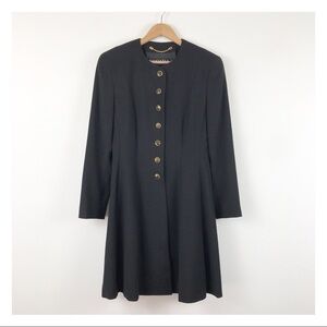Vintage Escada by Margaretha Ley Wool Black‎ Coat Size XS/Small